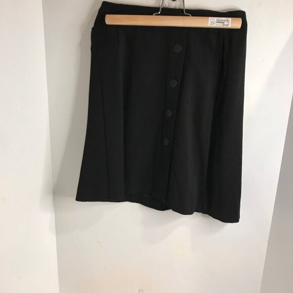 CABi WOMENS BLACK PONTE UTILITY SKIRT SIZE 2 - Picture 6 of 7